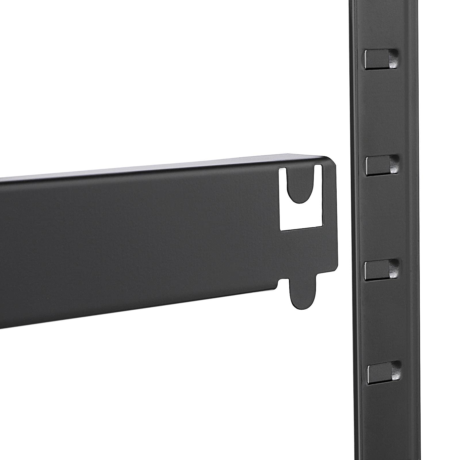 Yaheetech Estanteria Almacenaje Metalica Metalica Galvanizada Estanteria Almacenamiento de Cargas Pesadas Estante Trastero Metal Marco Metal 180x180x30cm Capacidad 175 KG Negro