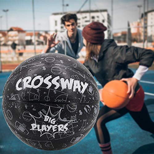 Baloncesto tamaño 7 Juego de Moda Adultos Calle Baloncesto Sudor Absorbente Resistente al Desgaste PU Cuero Antideslizante Chico Entrenamiento al Aire Libre Interior