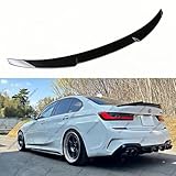 WheelX Rear Spoiler Compatible with 2019-2025 BMW G20 3 Series & G80 M3, M4-Style Duckbill Fits for 19-25 330i 330e 340i M3 M340i Sedan, Trunk Exterior High Kick Tail Deck Lid Wing Lip (Glossy Black)