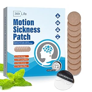 369 Life Motion Sickness Patches, Sea Sickness Pat...