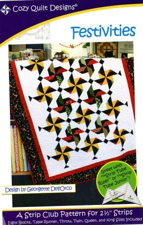 Cozy Quilt DesignsPattern - Festivities (Includes Instructions for six Project Sizes)