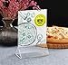 New Star Foodservice 22940 Acrylic Table Menu Card Holder, 4 by 6-Inch, Clear, Set of 12