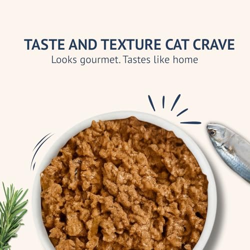 Image of Goofy Tails Mackerel and Chicken Wet Cat Food and Kitten Food, 210g (70g X 3 Pouches), Preservative Free, Gluten & Grain Free, Balanced Cat Wet Food, Powered by Taurine (1, Chicken & Mackerel)