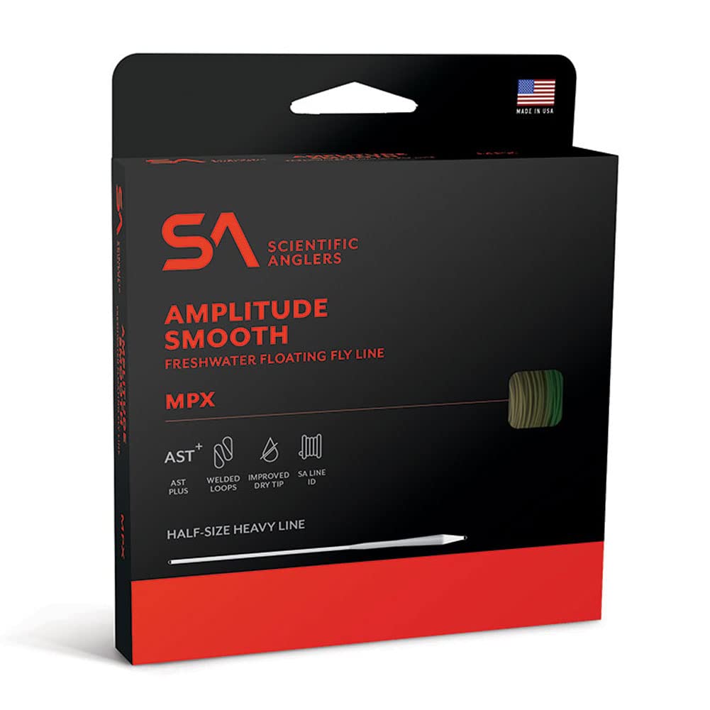 Scientific Anglers Amplitude Smooth MPX Taper, Optic Green, WF-8-F