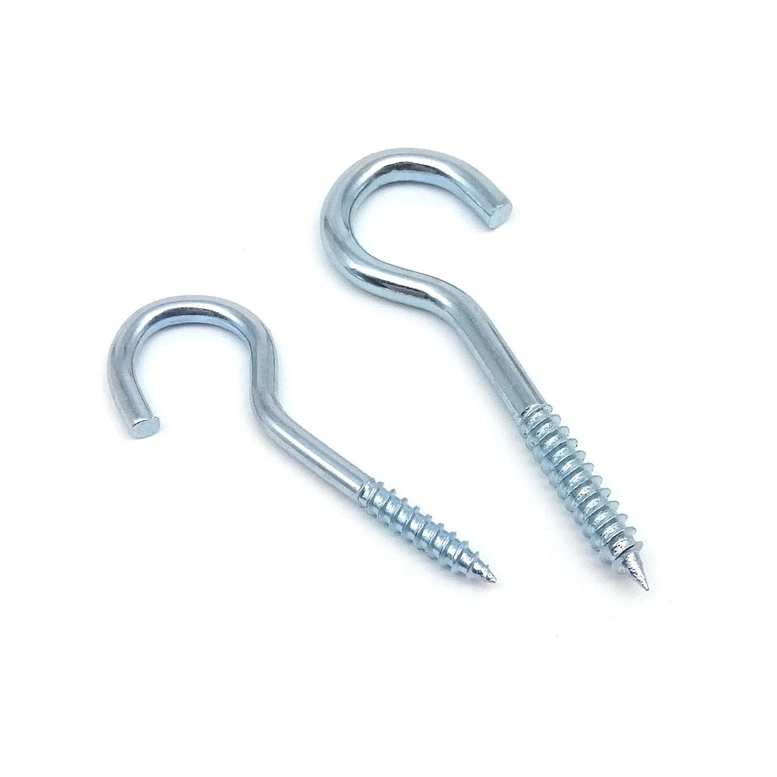Crochets de plafond en métal robustes à visser de 50mm pour charges suspendues stables