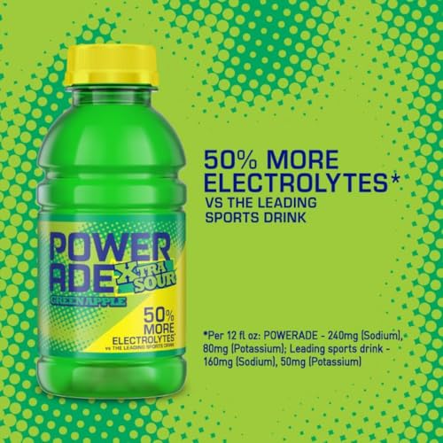 Image of POWERADE Green Apple XTRA Sour 12oz 8pk