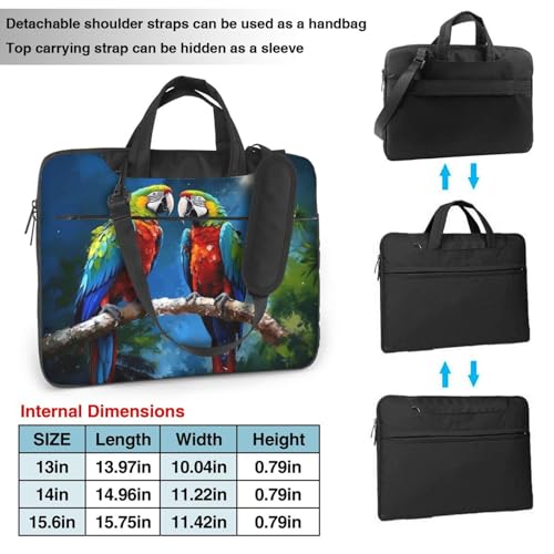 Bolso Tote para Laptop Parrots para hombres y mujeres miniatura 2