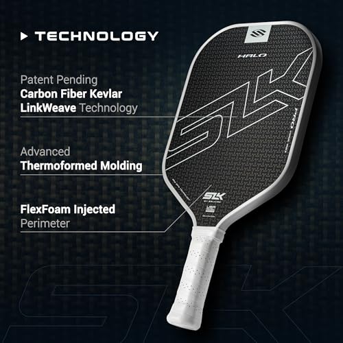 image for Selkirk Sport SLK Halo Pro MAX Pickleball Paddle | Raw Carbon Fiber Pi