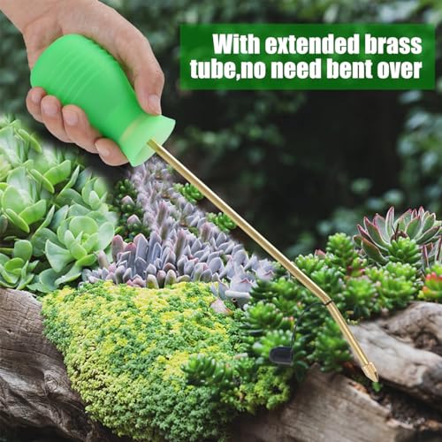 Image of Powder Duster /Large Diatomaceous Earth Bulb Duster /Powder Applicator - Diatomaceous Earth Bulb /Applicator (Green)