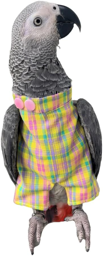 Parrot Supplies, Lightweight Flight Suit for Birds, Parrot Restraint Supplies, Comfortable and Warm, Suitable for Green cheeked Parakeets, Sun con, Monk Parakeets (5XL)