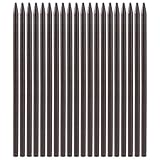 Beaupretty Hair Styling Accessories Vintage Hair Sticks,Black Coffee Wooden Chopsticks Pencil Hair Retro Carved Hair Sticks Hair Fork Pen 20 Pack 16CM Vintage Hair Accessories