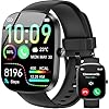 OUKITEL Reloj Inteligente Hombre Mujer, 1.91" HD Táctil Smartwatch con Llamadas Bluetooth, Smart Watch con 140+ Modos Deportivos, Pulsómetro/Monitor de Sueño/Podómetro, Impermeable para Android/iOS