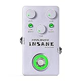 COOLMUSIC C-DI01 Insane Distortion Guitar Bass Distortion Pedal