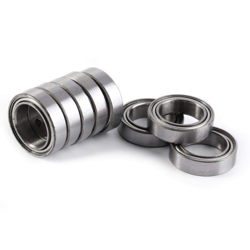 10er-Pack Miniatur-Rillenkugellager 6700ZZ – Stah Produktbild-Vorschau 3