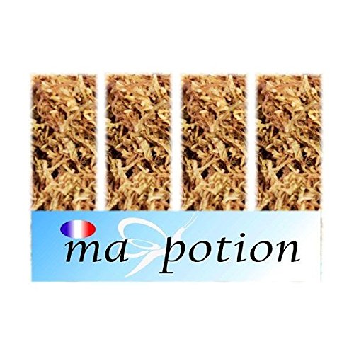 MA-POTION - E-Liquide Lot de 4 saveur Tabac, Eliquide Français MA POTION, recharge liquide pour cigarette électronique, Ecig - 10ml, 0mg