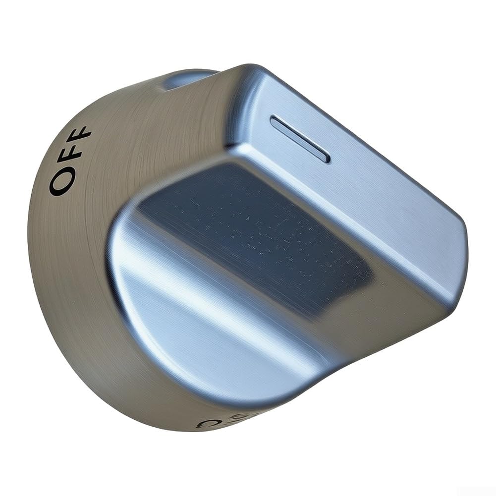 Manopola Fornello W11188749 Ricambio Argento Installazione per Facile