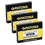 Lieferumfang: PATONA 3X Ersatzakku Akku für AVM Fritz!Fon MT-F C5 C4 M2 ACCU mit 750mAh Li-ion