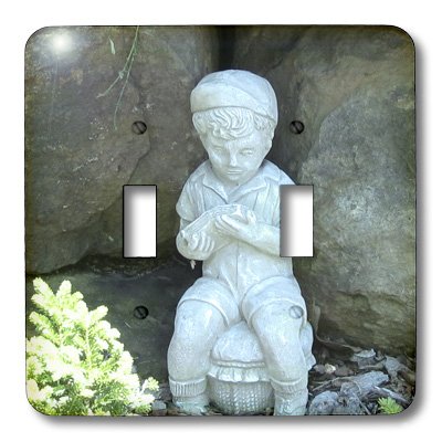 Boy Statue Interrupteur à baïonnette multicolore pour chambre d'enfant - 3