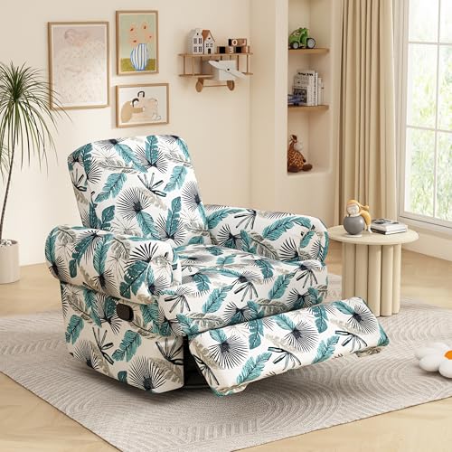 Sillón Reclinable Chenille Verde Menta