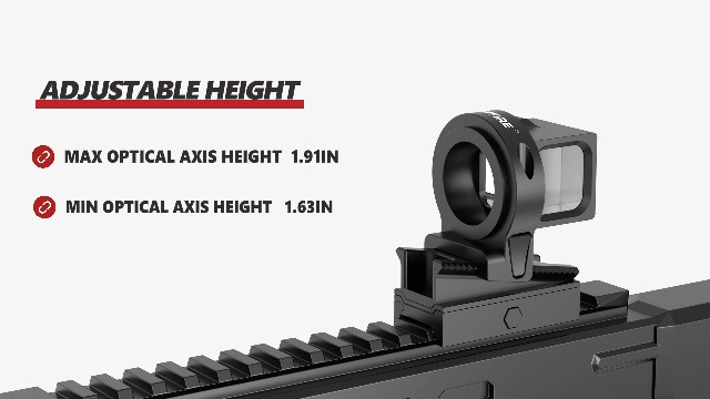 Amazon.com: GLORYFIRE Corner Prism Sight 1× Magnification, Dual