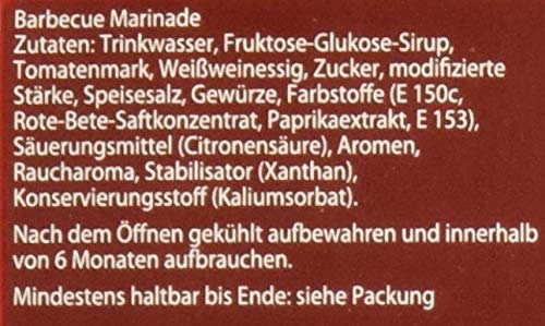 Hellmann’s BBQ Marinade (mit typisch süßlichem, rauchigem Geschmack) 1er Pack (1 x 4,8 kg)