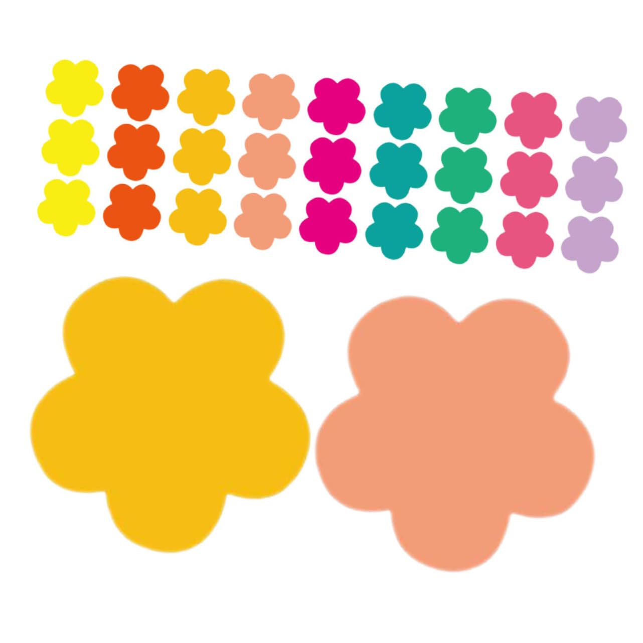 Carta Di Fiori Ritagli 108 Pezzi Decorazioni Per Bacheche Primaverili Forme Cartoncino
