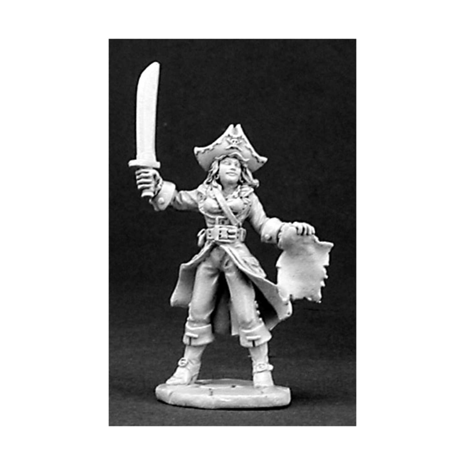 Reaper Miniatures Vandora Waverunner, Pirate #03155 Dark Heaven Unpainted Metal