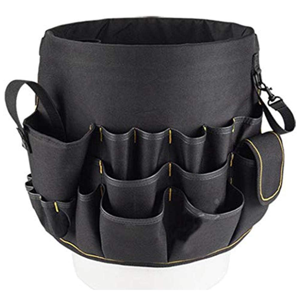 Organisateur d'outils en toile, porte-outils et seau de rangement avec 56 poches pour l'organisation des seaux