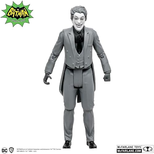 Miniatura 4 de McFarlane DC Retro Wave 4 Batman 66 Figura de acción, El Joker, 6 pulgadas