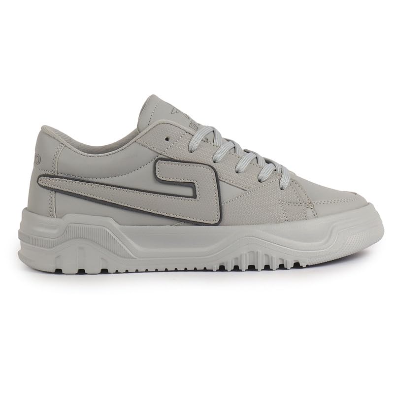 Image of FAUSTO Men's Low Top Chunky Lace-Up Sneaker Shoes|Low Ankle Casual Shoes|All Day Comfortable Sneakers