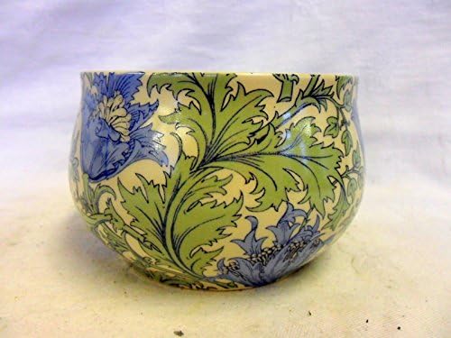 Heron Cross PotteryWilliam Morris anemone open sugar bowl