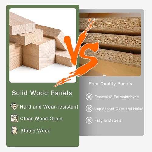 Tringle de placard en bois naturel robuste pour dressing durable - 6