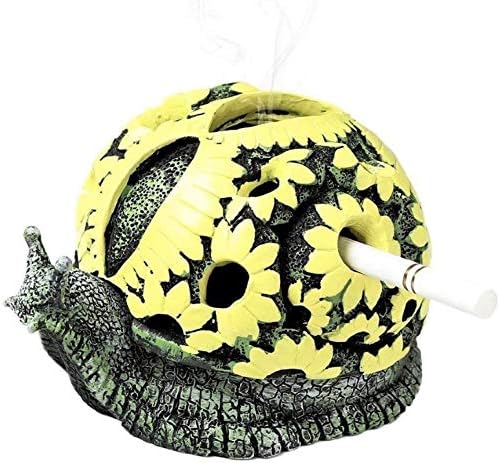 Monsiter QE Snail Ashtrays for Cigarettes Creative Ashtray for Home and Outdoor