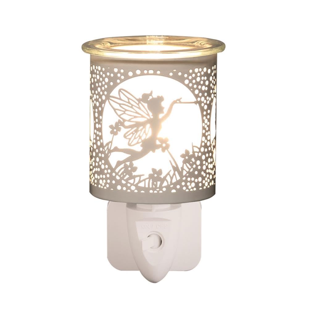 Aroma Accessories White/Gold Aroma & Fairy Plug In Wax Melt Warmer