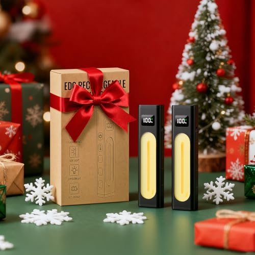 2-Pack Huccbs Rechargeable Magnetic EDC Pocket Flashlights 14.36 + Free Shipping w/ Prime or on 35+ + 40% Off Code 27MFICNA - image 9