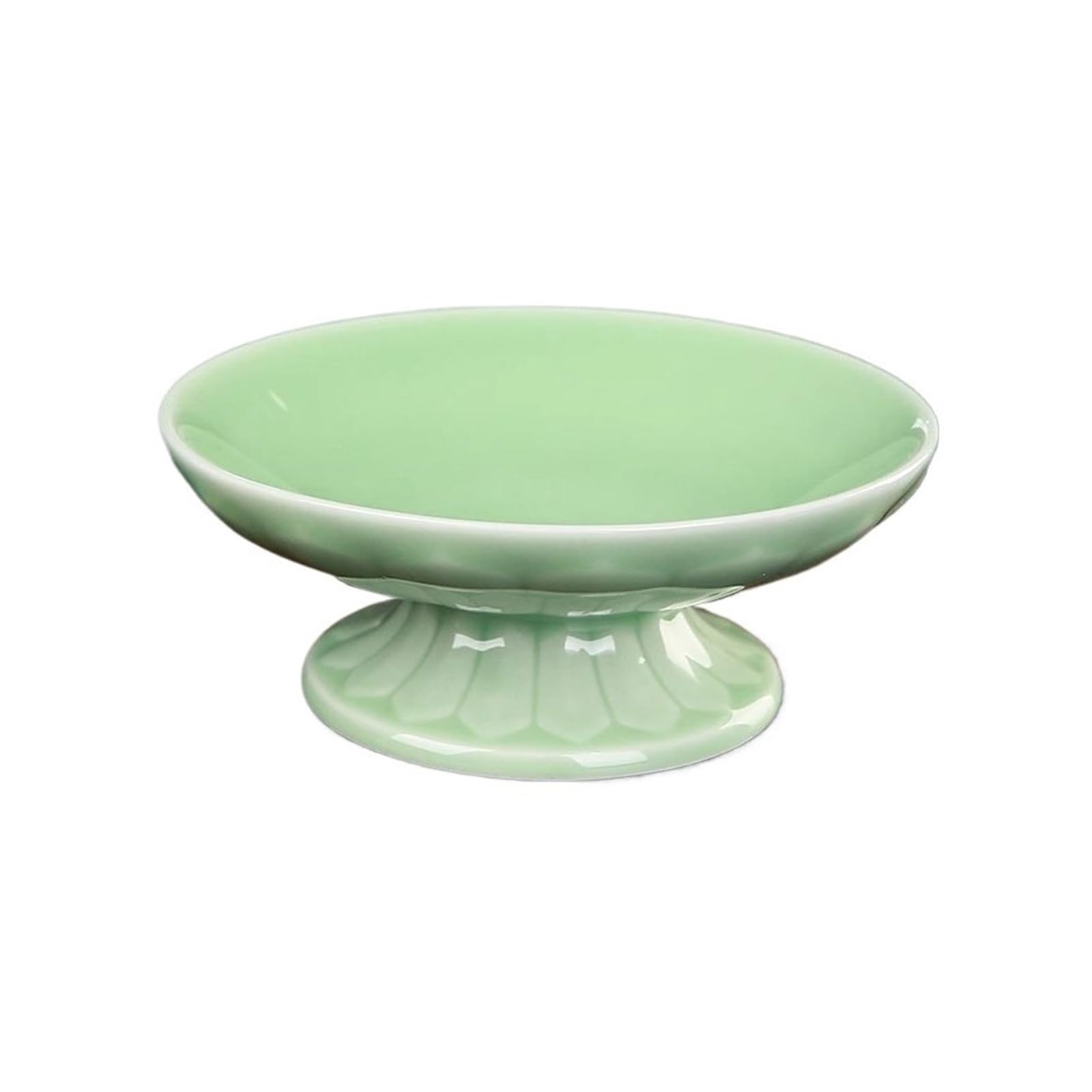 Flower Pot Tray Chinese Style Ceramic Tray Flower Arranging Saucer for Home Offices Garden Ikebana Bowl
