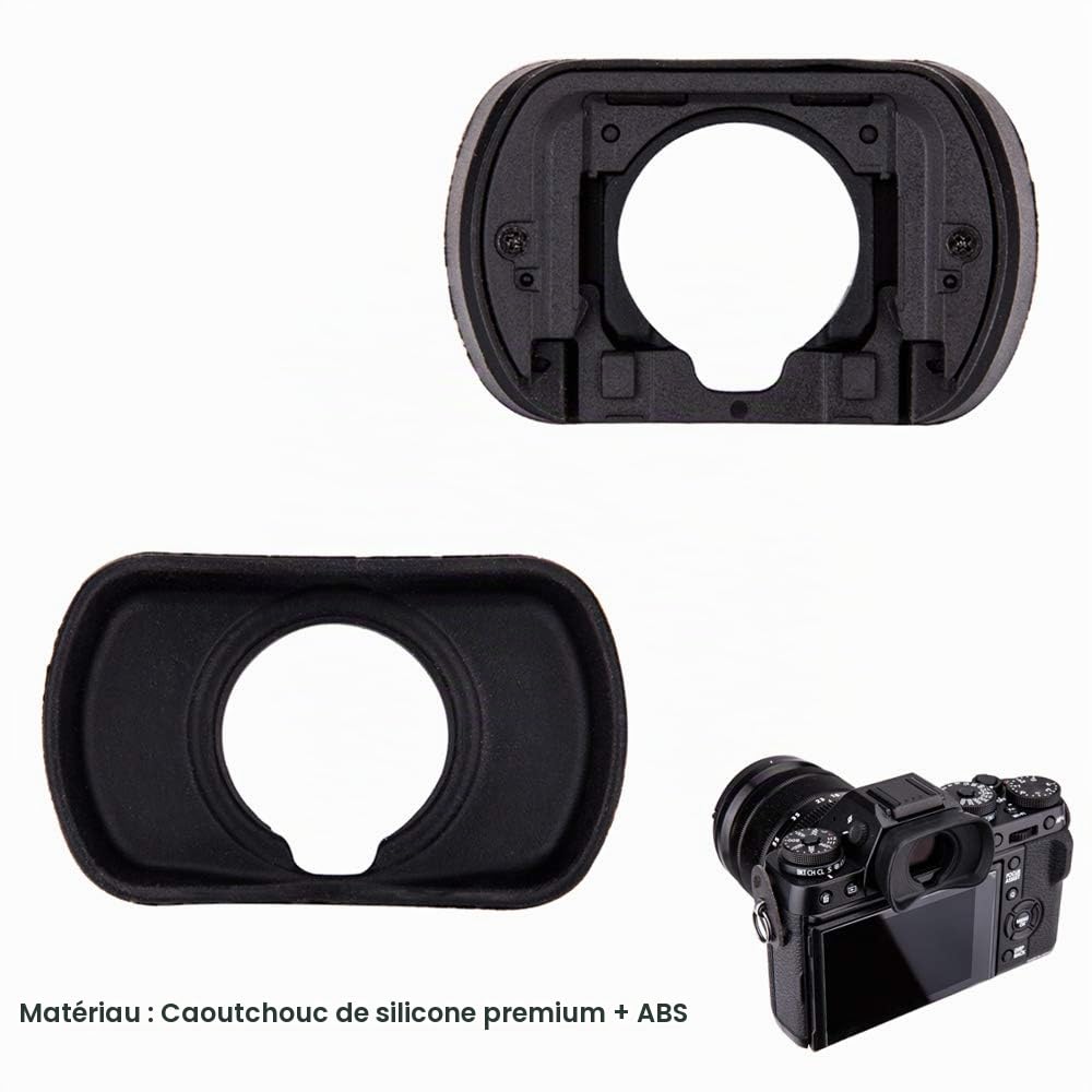 (2 Pack) JJC Oeilleton pour Fujifilm X-T5 X-T4 X-T3 X-T2 X-T1 X-H2 X-H2S X-H1 GFX100S GFX100 GFX100II GFX50S GFX50SII Remplacement Fuji EC-XT L, EC-GFX, EC-XT M, EC-XT S et EC-XH W