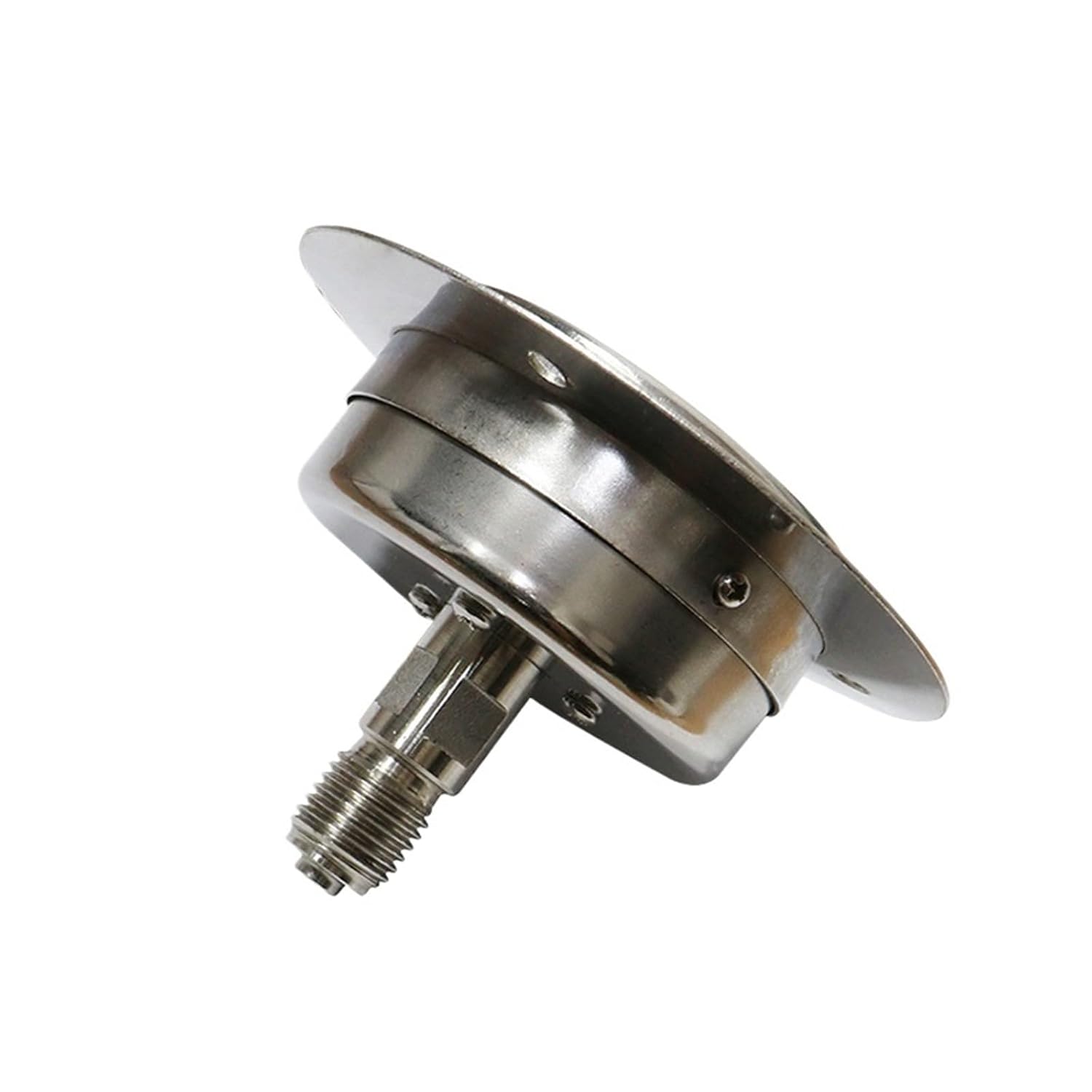 All Stainless Steel Flange Bourdon Tube Pressure Gauge for Industrial Use