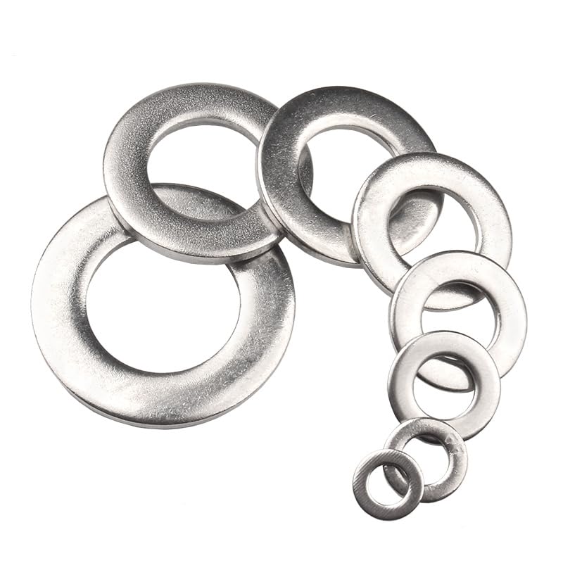 Tool Part for M4 M5 M6 M8 M10 M12 M14 M16 M18 M20 Flat Repair Washers 304 Stainless Steel Washer 0.5mm Thickness for Metric Bolts & Screws - (Inner Diameter: M16x20x0.5 / Number of Pcs: 100Pcs)