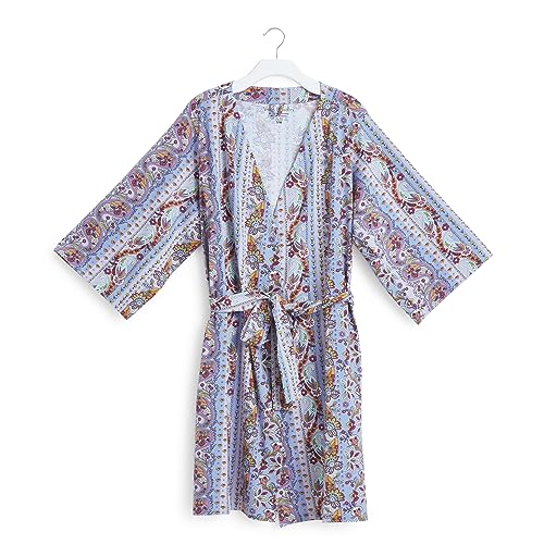 Image of Vera Bradley Women's Cotton Cozy Knit Robe (Extended Size Range)