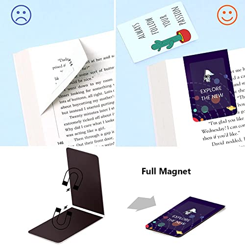 Rays Of Ink Inspirational Quotes Magnetic Bookmarks/Magnetic Page Markers/Magnetic Page Clips with Positive Affirmations. Ideal Gift for Students and Bookworms Rays Of Ink Inspirational Quotes Magnetic Bookmarks/Magnetic Page Markers/Magnetic Page Clips with Positive Affirmations. Ideal Gift for Students and Bookworms