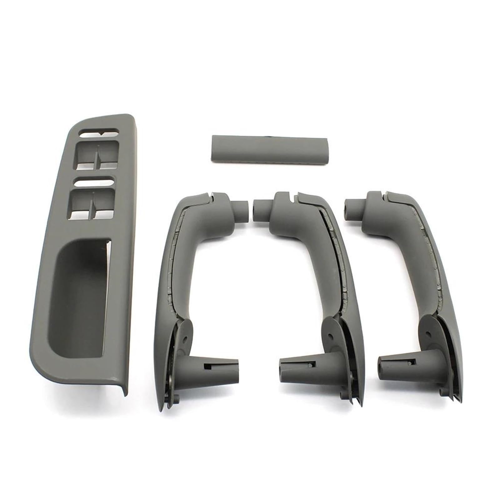 YUEYZHK LHD Carbon Fiber Door Handle Set Replacement for VW for Bora for Golf 4 for MK4 for Jetta 1999-2004(Titanium 8pc)