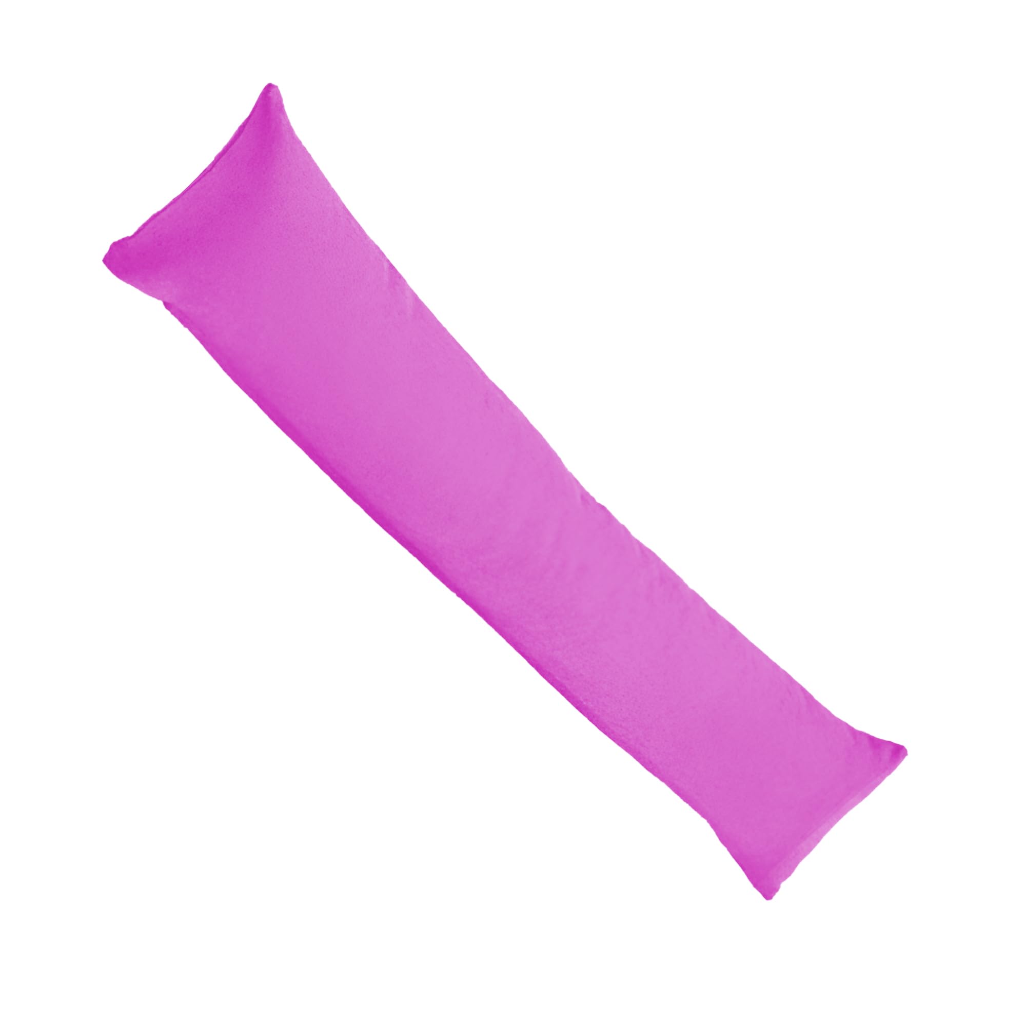 Nod off Plain Fabric Draft Excluder for Doors, Decorative Door or Window Draft Guard – Energy Saver (Fuchsia, Set of 1)