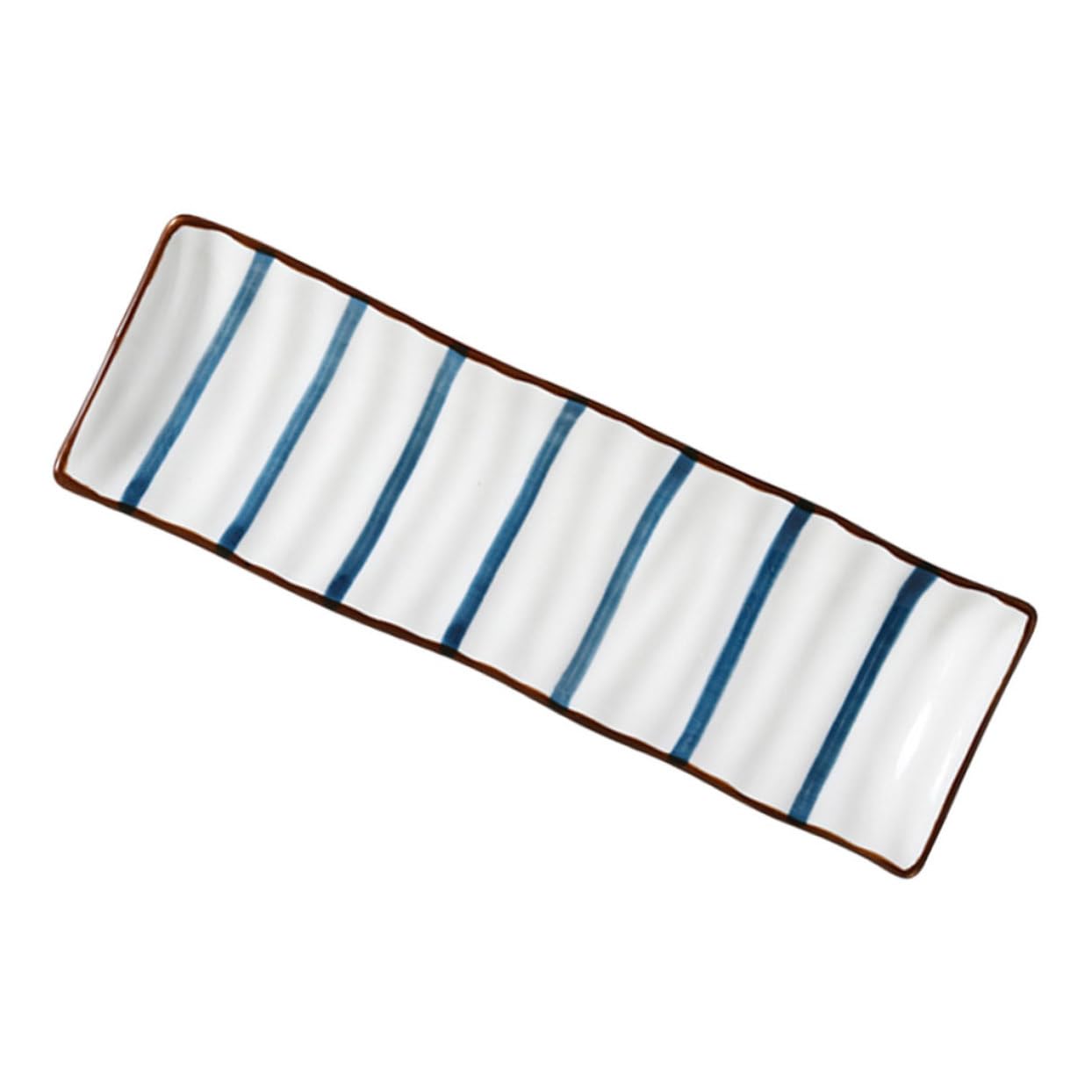 GRIRIW Sushi Plate Miniture Decoration Decorative Dessert Plate Mini Tart Pans for Baking Pasta Plate Food Trays Sushi Serving Plate Cupcake Pans Cake Tray Snack Tray Dinner Ceramics