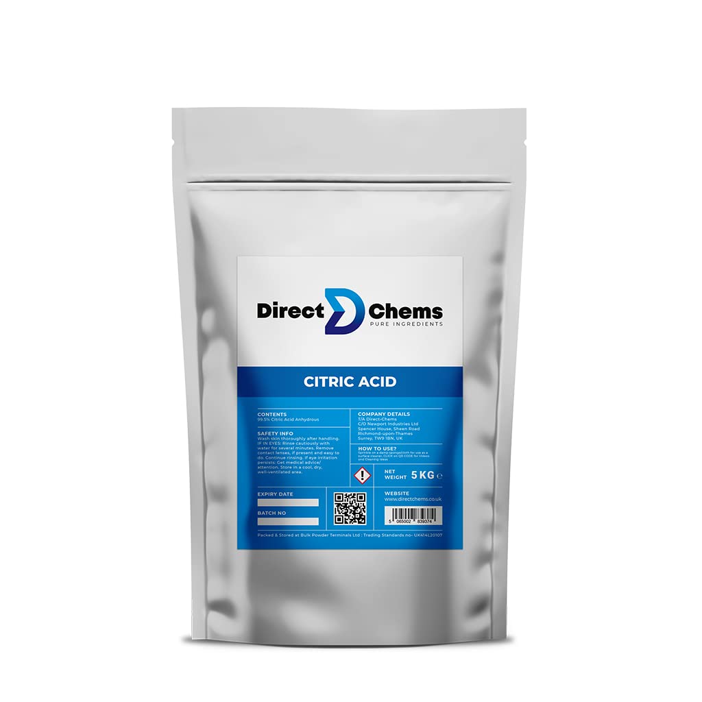 Citric Acid Cleaning 1KG 5KG 25KG | Descale Kettles, Shower Heads ...