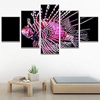 SIGNWIN 5 Panel Canvas Wall Art Peaceful Seas for Home Decorations Ready to Hang - 60