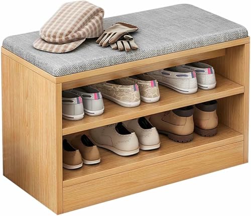 Banc de rangement à chaussures fin design peu encombrant