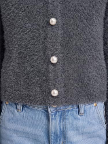 Only Kogpiumo Petra Pearl Pull à col Rond pour Femme, Blackened Pearl, 134-140