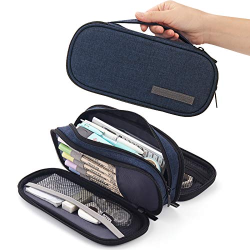 Cicimelon pencil case big capacity handheld 3 compartments pencil…