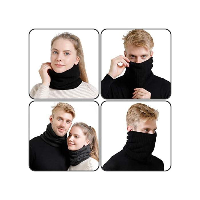 Onvavient Winter Scarf Neck Warmer Gaiter Face - Image 6